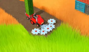 mow and trim grass mowing game